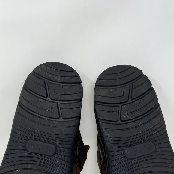 Skechers Jammers Platform Sandals Mens 13 Brown Leather Chunky Sole Vintage Y2K - Picture 14 of 16